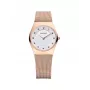 BERING Reloj de mujer 11927-366-1 27 mm oro rosa acero inoxidable pulsera milanesa
