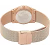 BERING Reloj mujer 12430-366 30mm oro rosa acero inoxidable esfera sunray marrón