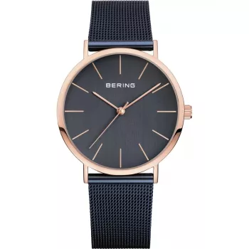 BERING reloj mujer 13436-367 36 mm malla de acero inoxidable esfera gris