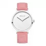 BERING reloj para mujer 14937-604 39mm esfera azul correa de malla milanesa plateada