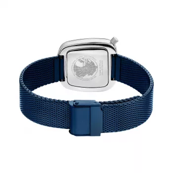 Reloj de mujer BERING 18034-307 (34 mm) - Oro rosa y esfera azul sunray