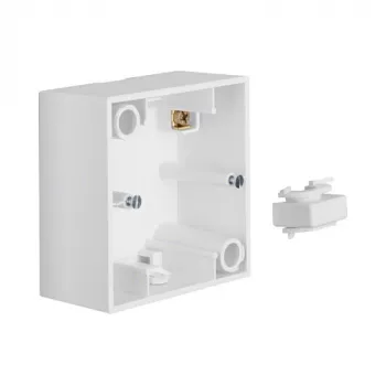 Berker 1041 99 09 09 carcasa de superficie, 1 elemento, PWS, blanco polar (RAL 9010)