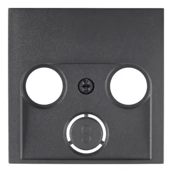 Berker 12031606 Placa central para toma de antena, serie B.1/B.3, blanco polar