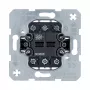 Berker 303808 Mecanismo doble conmutador, apagado/conmutado, 2x 1 polo, 10 A, 250 V, empotrar, libre de halógenos