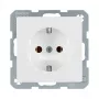 Berker 41436089 Toma de corriente Schuko blanco polar velvet