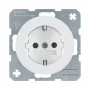 Berker 47232089 toma de corriente SCHUKO (tipo F), blanco polar brillante, 16 A 250 V, empotrar, para series R.1/R.3/R.7