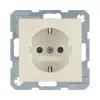 Berker 47238982 Toma SCHUKO con tapa abatible, empotrar, 16A 250V, blanco (RAL 9010)