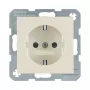 Berker 47238982 Toma SCHUKO con tapa abatible, empotrar, 16A 250V, blanco (RAL 9010)