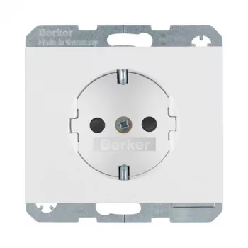 Berker 47357009 toma de corriente Schuko 16A blanco polar