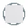 Berker 47448989 Toma de corriente Schuko con tapa abatible, blanco polar brillante, IP44 – 1 toma