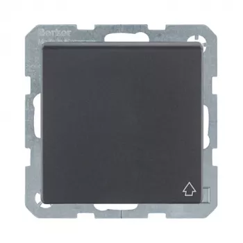 Berker 47516086 toma SCHUKO con tapa abatible, Q.1/Q.3, antracita mate