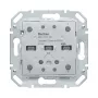 Módulo sensor táctil KNX Berker 80142170 de 2 canales con acoplador de bus integrado, blanco polar brillante