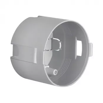 Berker 91820 Caja doble empotrable con alivio de tracción para aplicaciones móviles, 45 mm, gris