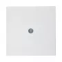 Berker Placa central para salida de cable, blanco polar (55x55mm, IP20, empotrado) - 10198989