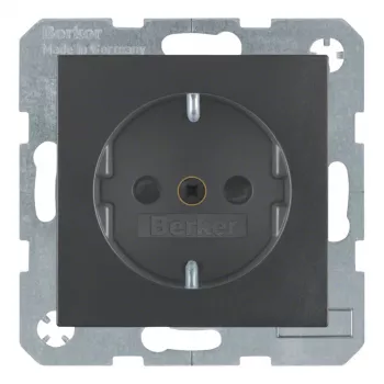 Berker S.1 Toma de corriente Schuko antracita, Type F 16A 250V