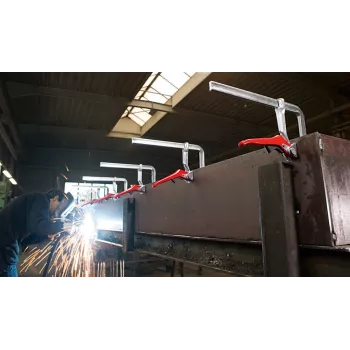 BESSEY GH25 Sargento de acero con palanca 250 x 120 mm
