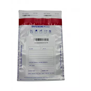 BESTPAK SAFEMONEYBAG Sobres de ingreso de seguridad Transparente B5 190x260+35 mm 100 unidades