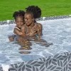 Bestway 561FV Piscina desmontable rectangular 366 x 201 x 66 cm gris
