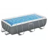 Bestway Piscina desmontable Frame Pool 404 x 201 x 100 cm rectangular con bomba de filtro, escalera, cobertor y dosificador ChemConnect