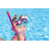 Bestway Hydro-Swim set de máscara de buceo y tubo - rosa