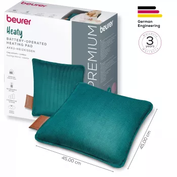 Beurer HK 77 Heaty Celestial Green cojín térmico con funda de cable (20078)