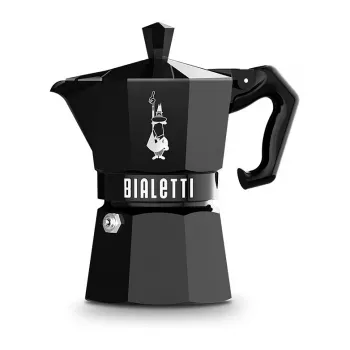 Bialetti MOKA EXCLUSIVE 3TZ Negro (9065) Cafetera Espresso Italiana