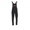BIBBRACE ACTIFLEX L tirantes elásticos resistentes negros con clips metálicos, 40 mm