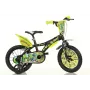 BIKE 16 DINO T-REX Bicicleta infantil 16 pulgadas verde negro naranja