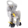 Sillita de bicicleta para niños BIKE SEAT B-FIX trasera con cierre rápido, Gris/Naranja, 9-22 kg, EN 14344