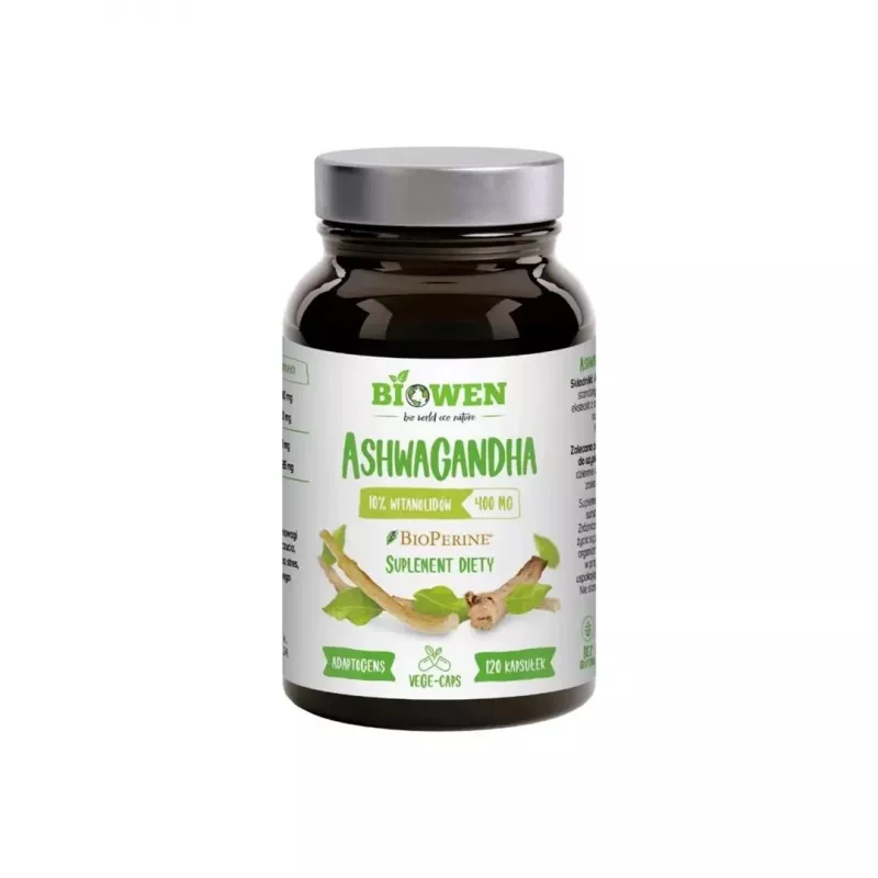 BIOWEN Ashwagandha – Complemento alimenticio para personas – 120 cápsulas