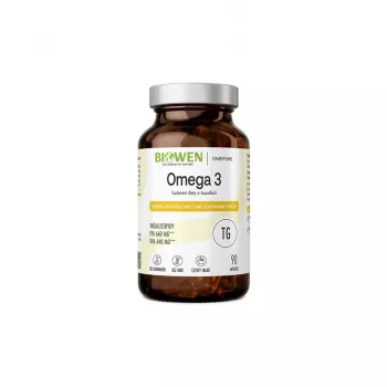 BIOWEN Omega 3 - 660 mg EPA, 440 mg DHA – complemento alimenticio para personas – 90 cápsulas