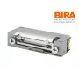 BIRA HARTTE XS12UW-B Abrepuertas eléctrico, serie XS (R5), 12V AC/DC, Fail-secure, con botón de liberación, reforzado