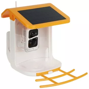 Casa para pájaros con cámara APTI-W31BF1-VICOHOME 2K Wi-Fi con alimentación solar