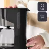 BLACK+DECKER BXCO1001E Cafetera de filtro 1000 W 12 tazas, 1,5 L, Negro