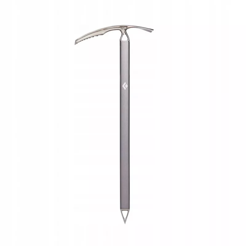 Black Diamond Raven piolet 60 cm – piolet clásico de alpinismo con cabeza de acero inoxidable y mango de aluminio