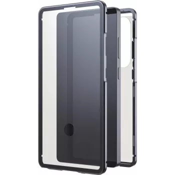 Black Rock 360° funda de cristal para Samsung Galaxy S25 Ultra - protección integral, negro 00229679