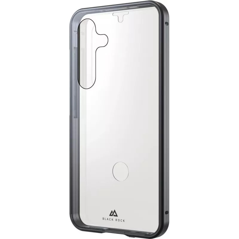 Funda protectora de cristal 360° Black Rock con correa para Samsung Galaxy S9+ (6,2 pulgadas) – negro 00226137