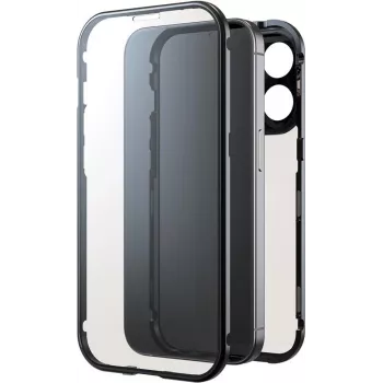 Cristal 360° Black Rock Cover para Apple iPhone 16 Pro, negro 00228092