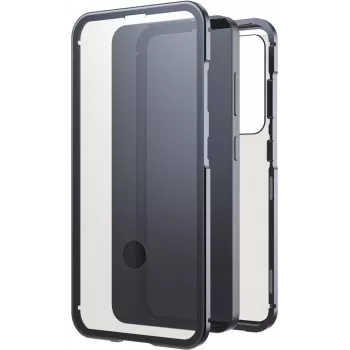 Cristal 360° Black Rock Cover para Samsung Galaxy S25, negro 00229674