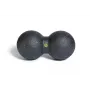 Pelota de masaje fascial Blackroll DuoBall 8 cm - Negra