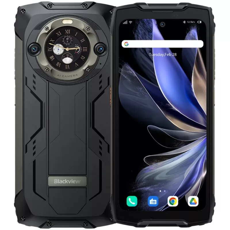 Blackview BV9300 Pro smartphone rugerizado 6,7 inch FHD+ 120Hz 12GB RAM 256GB almacenamiento batería 15080mAh IP68/IP69K negro