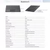 Teclado Bluetooth inalámbrico Blackview K1 ultrafino 10