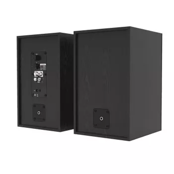 Blaupunkt BS40BK altavoces multimedia estéreo 2.0 40W Bluetooth 5.0 AUX madera MDF Negro