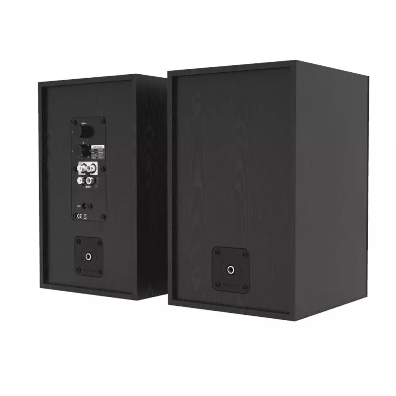 Blaupunkt BS40BK altavoces multimedia estéreo 2.0 40W Bluetooth 5.0 AUX madera MDF Negro