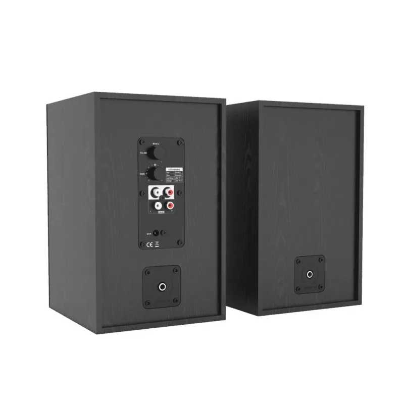 Blaupunkt BS40BK altavoces multimedia estéreo 2.0 40W Bluetooth 5.0 AUX madera MDF Negro