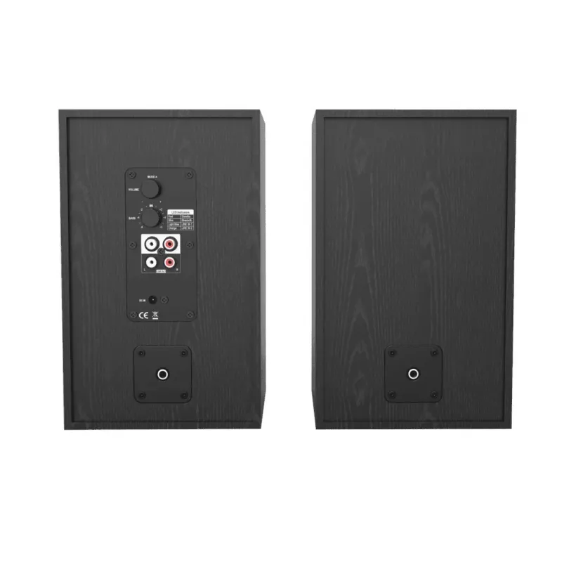 Blaupunkt BS40BK altavoces multimedia estéreo 2.0 40W Bluetooth 5.0 AUX madera MDF Negro