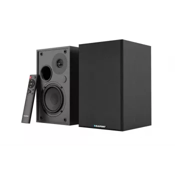 Blaupunkt BS40BK altavoces multimedia estéreo 2.0 40W Bluetooth 5.0 AUX madera MDF Negro