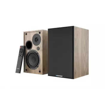 Blaupunkt BS40OK Altavoces de estantería pasivos de 2 vías, 40W RMS, 4 ohmios, marrón (par)