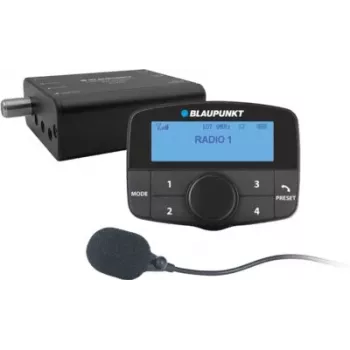 Blaupunkt DABNPLAY 550 receptor DAB+ con transmisor FM, manos libres Bluetooth, mando a distancia, negro 2 010 025 000 000