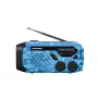 Blaupunkt ER10BC Survival radio de emergencia AM/FM con linterna LED, Blue Camo